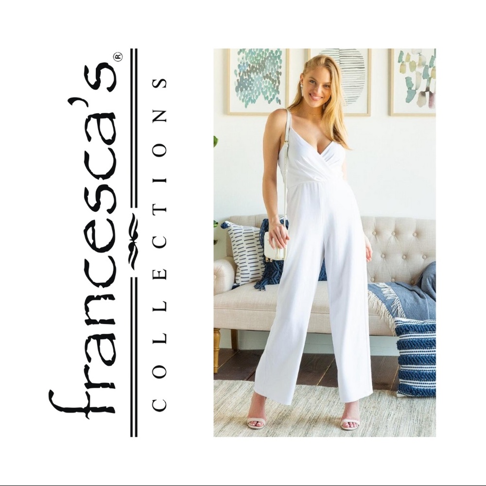 NWT Surplice Jumpsuit